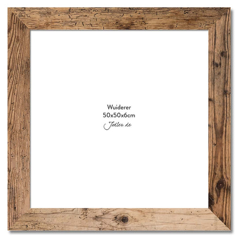 Altholzbilderrahmen 50x50|6cm